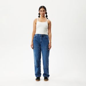 Afends Womens Taylor - Hemp Ribbed Singlet - Off White sold by Afends