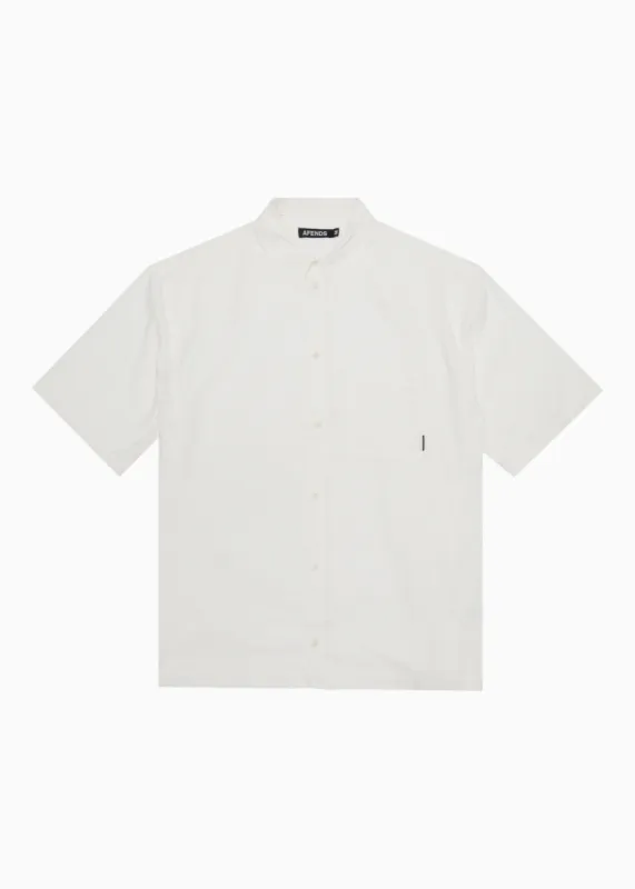 AFENDS Mens Everyday - Short Sleeve Shirt - White sold by Afends