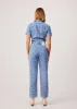 AFENDS Womens Zuri - Denim Floral Jumpsuit - Floral Blue sold by Afends