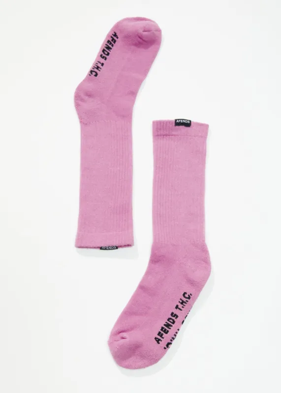 AFENDS Unisex Everyday - Crew Socks - Candy sold by Afends