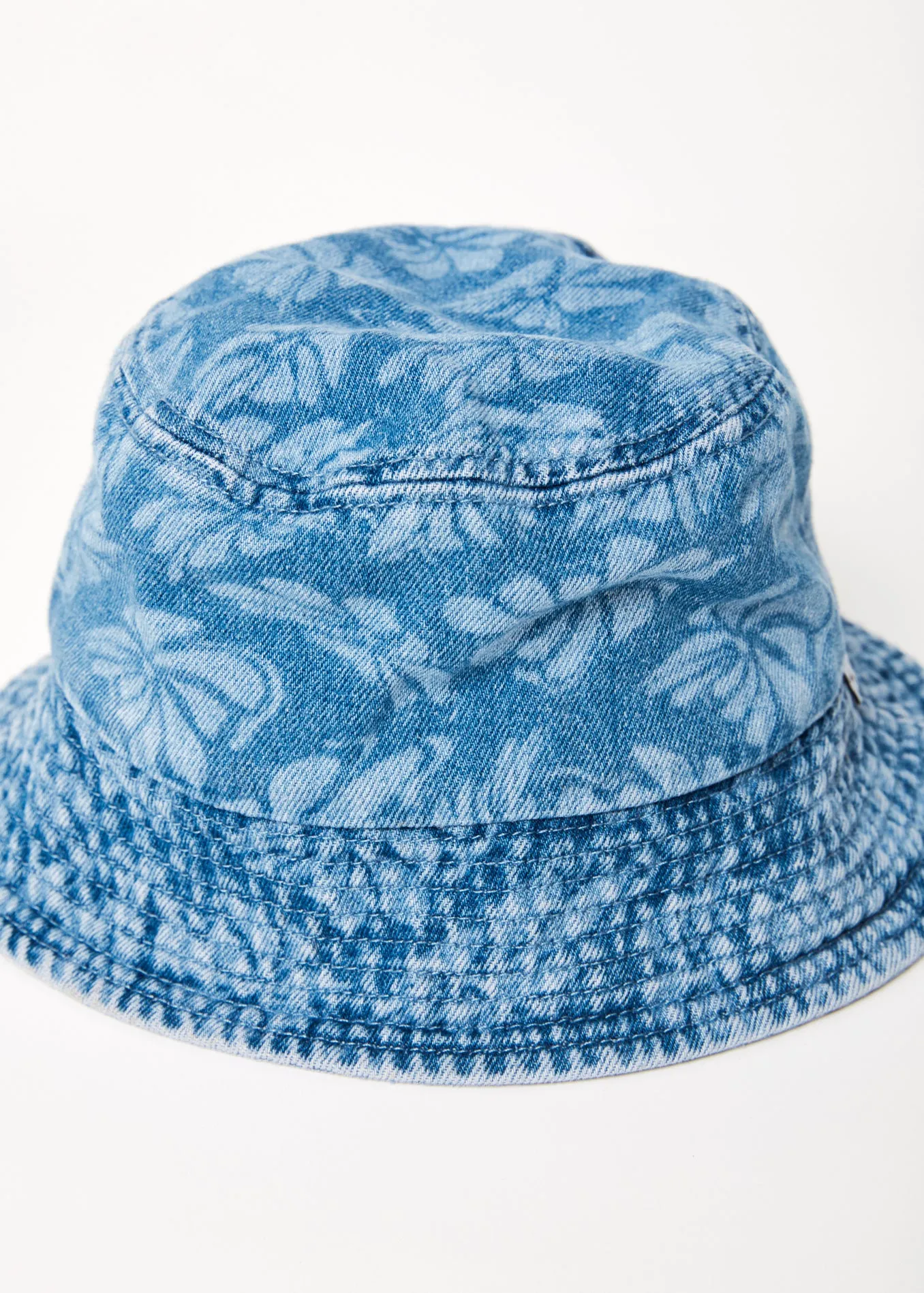 AFENDS Unisex Billie - Denim Floral Bucket Hat - Floral Blue sold by Afends product image thumbnail 3