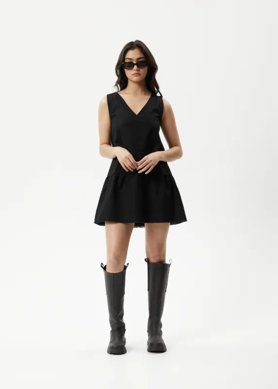 AFENDS Womens Carly - Mini Dress - Black sold by Afends