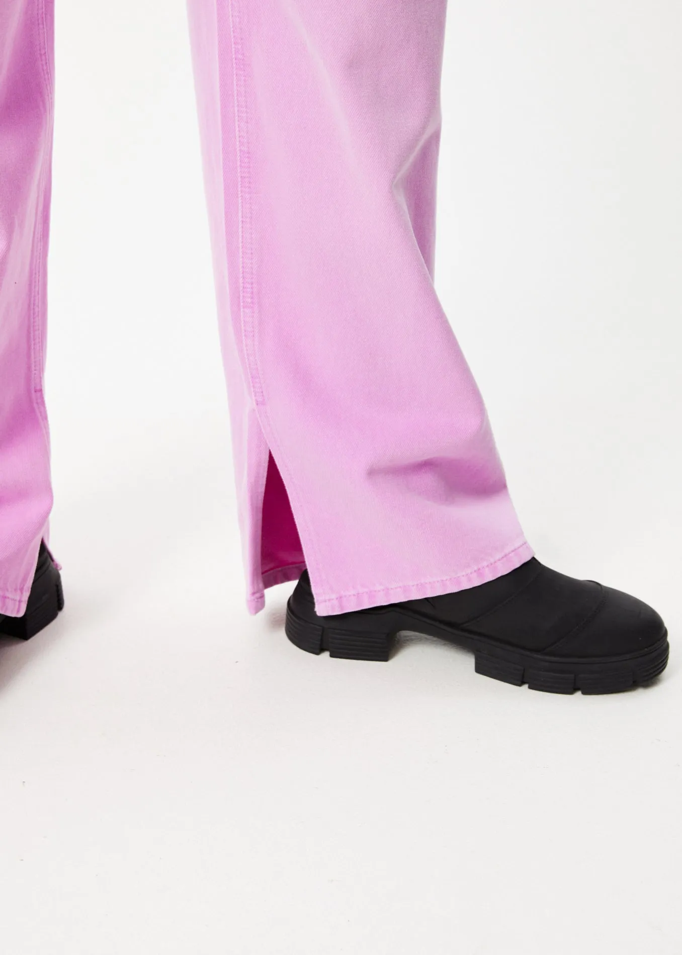 AFENDS Womens Bella - Denim Baggy Jean - Faded Candy sold by Afends product image thumbnail 5