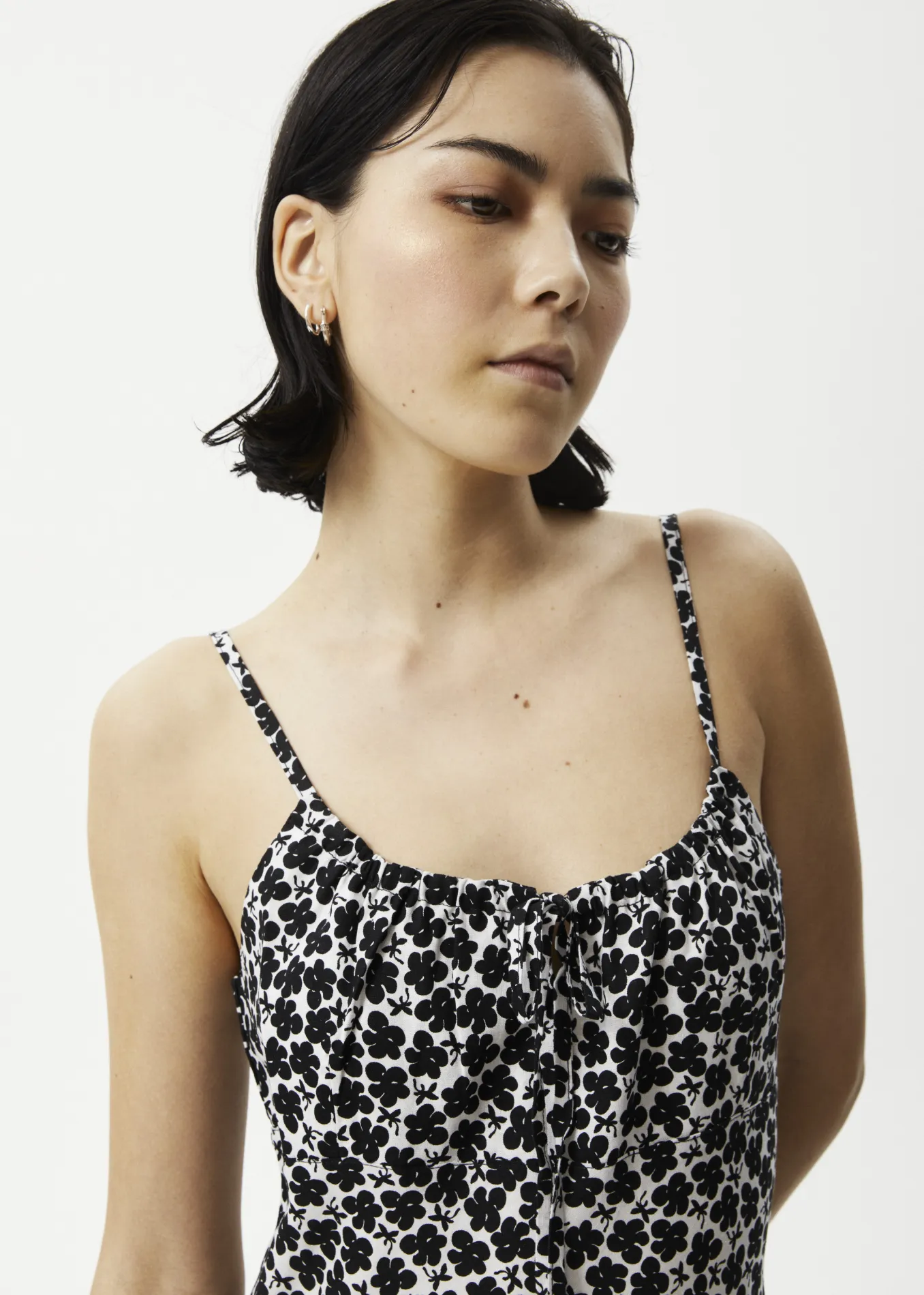 AFENDS Womens Madeline Dallas - Maxi Dress - Black Floral sold by Afends product image thumbnail 2