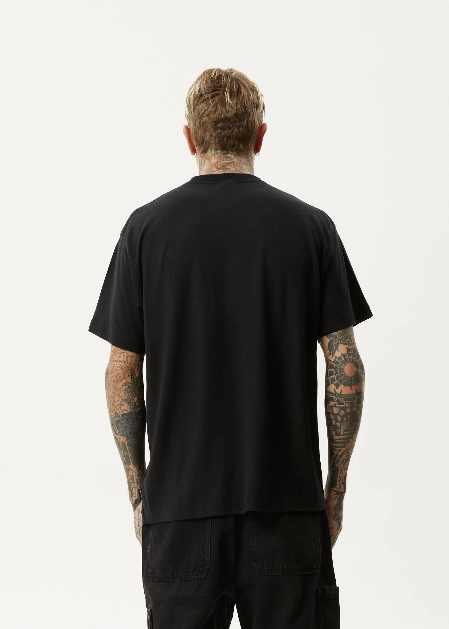 AFENDS Mens Let It Grow - Boxy Tee - Black sold by Afends product image thumbnail 4