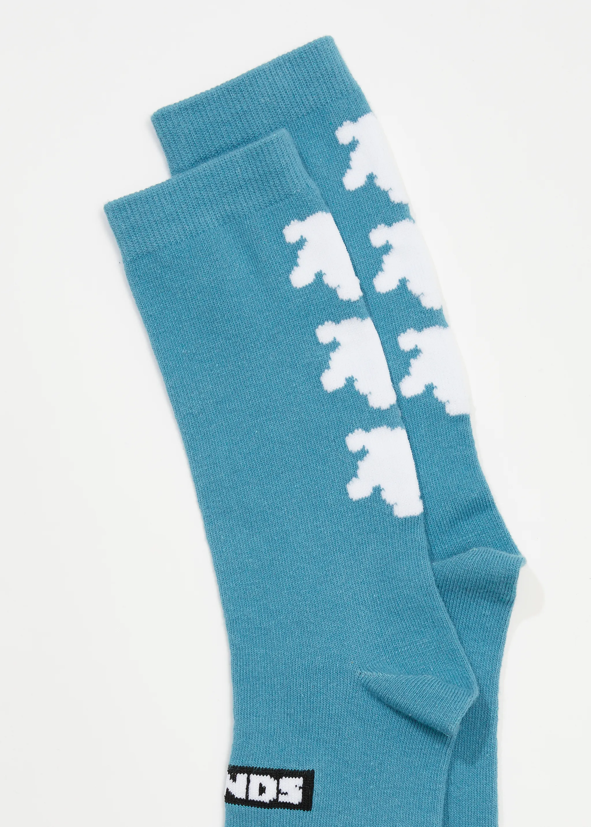AFENDS Unisex Polar - Crew Socks - Dark Teal sold by Afends product image thumbnail 2