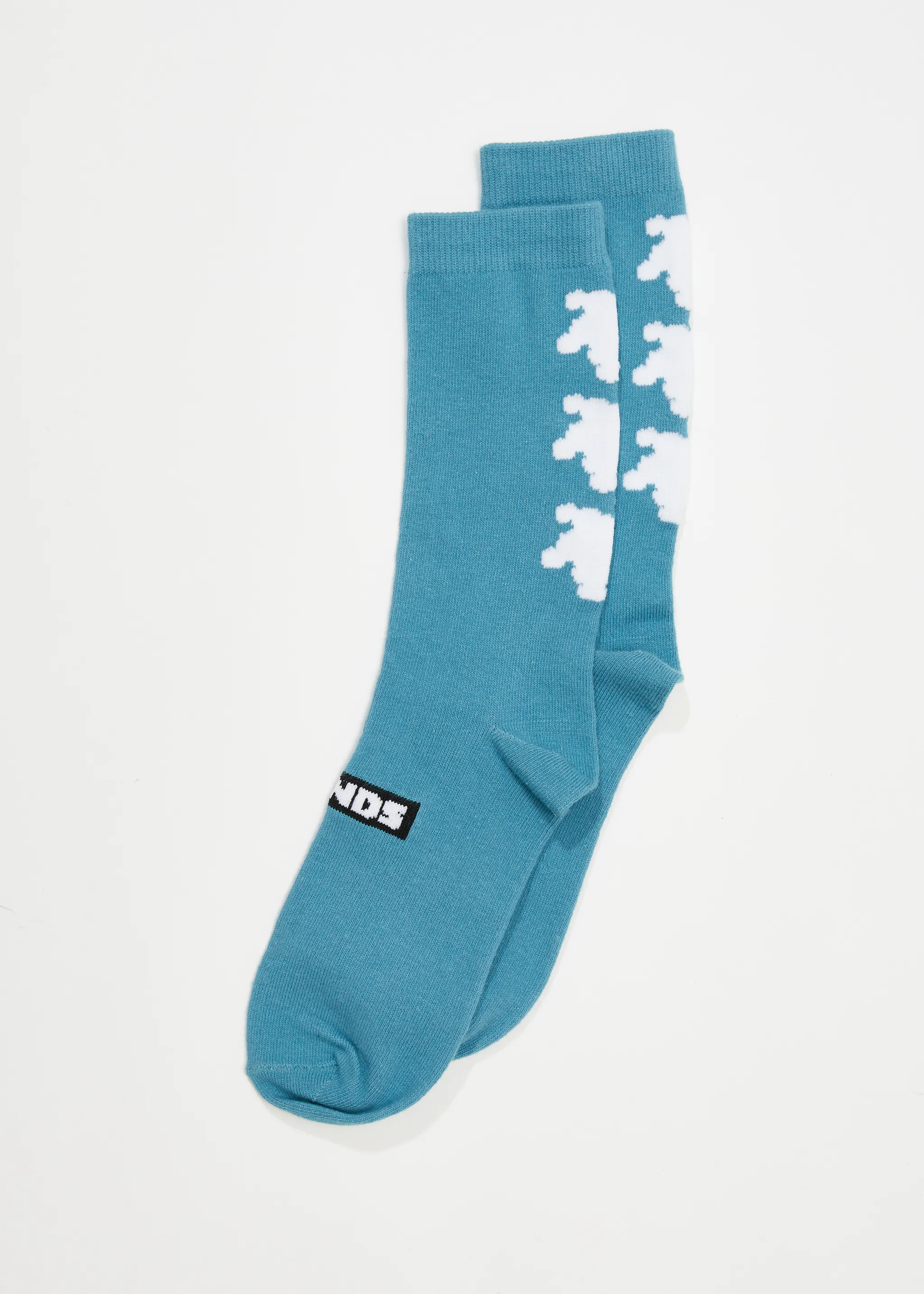 AFENDS Unisex Polar - Crew Socks - Dark Teal sold by Afends product image thumbnail 3