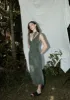 AFENDS Womens Gia - Cupro Maxi Dress - Deep Green sold by Afends