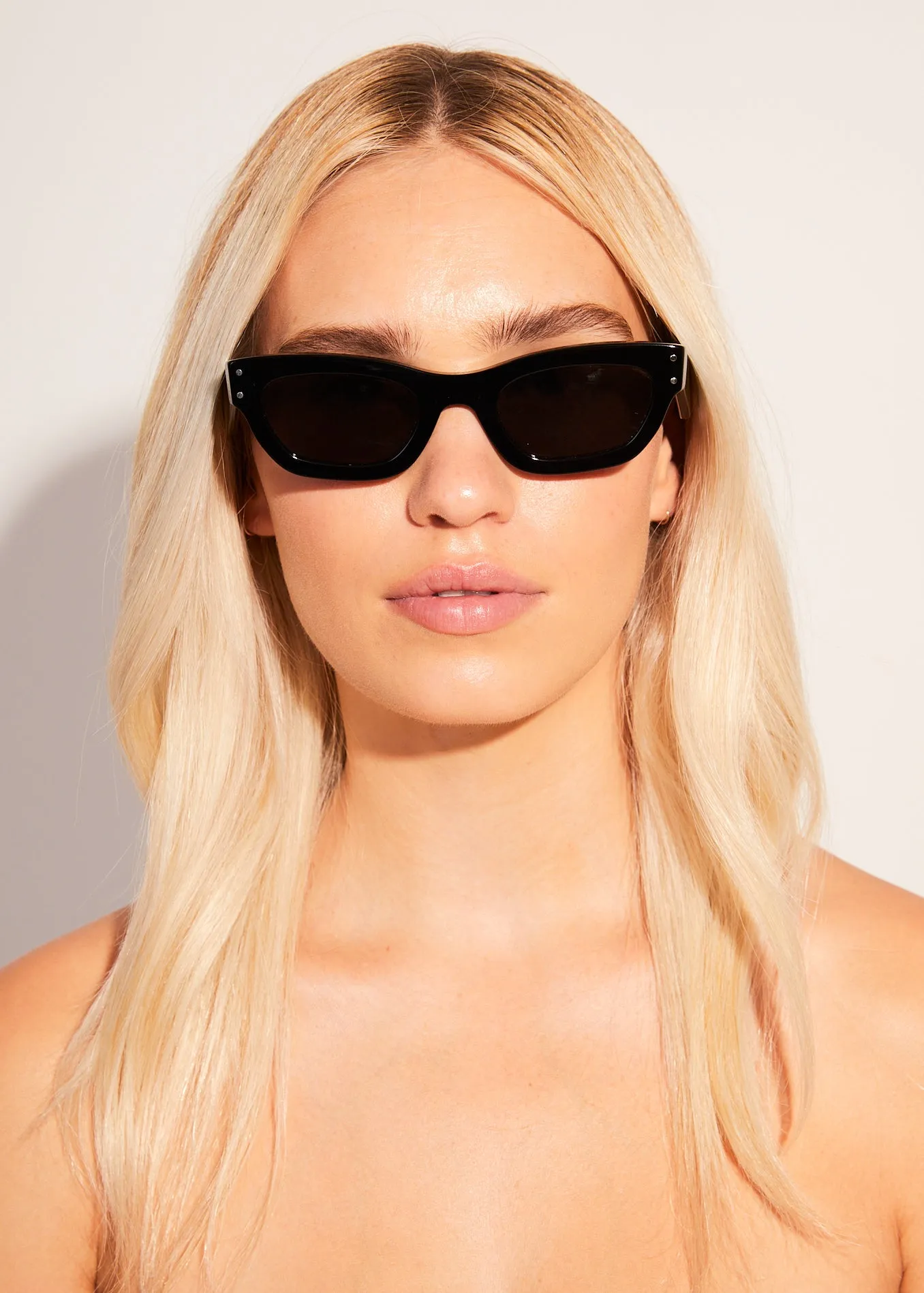 AFENDS Unisex Clementine - Sunglasses - Gloss Black sold by Afends product image thumbnail 2