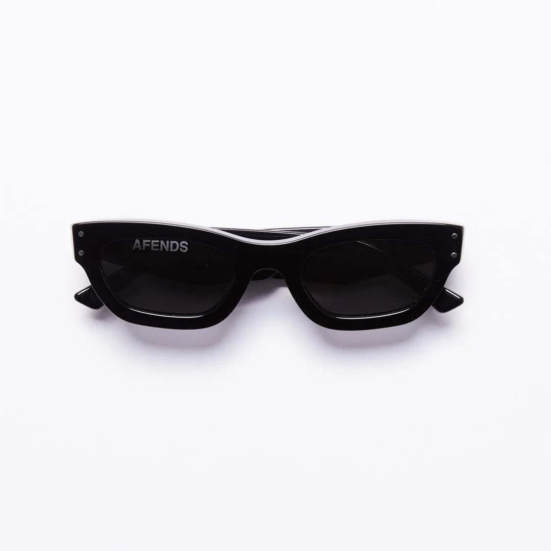 AFENDS Unisex Clementine - Sunglasses - Gloss Black sold by Afends product image thumbnail 5