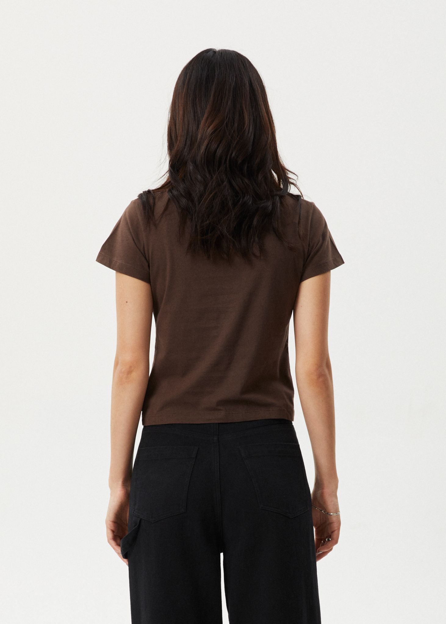 Afends Womens Alohaz - Recycled Baby Tee - Coffee Pink sold by Afends product image thumbnail 5