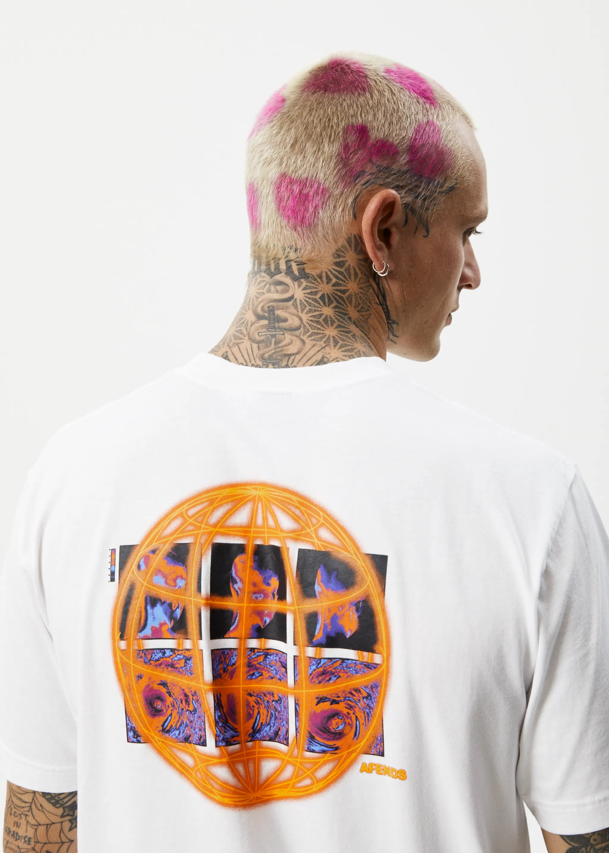 AFENDS Mens Question Everything - Retro T-Shirt - White sold by Afends product image thumbnail 5