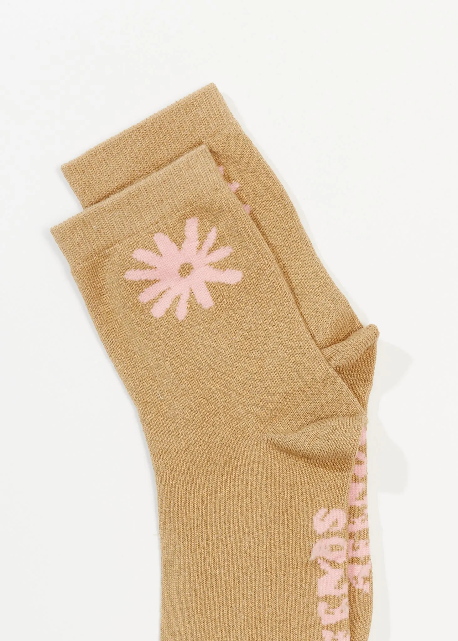 AFENDS Unisex Daze - Crew Socks - Tan sold by Afends product image thumbnail 4