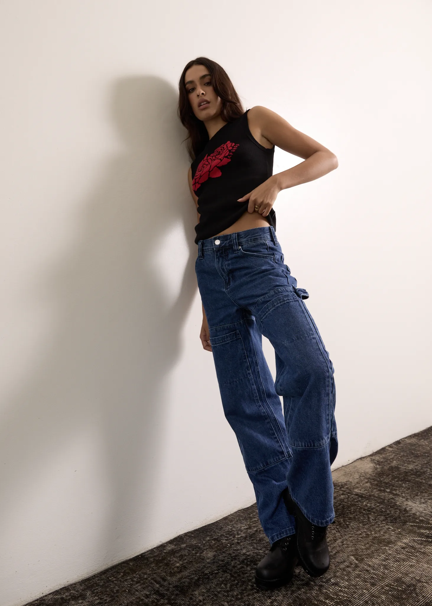 AFENDS Womens Moss - Denim Workwear Jean - Authentic Blue sold by Afends product image thumbnail 5