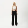 AFENDS Womens Ari Dalston - Waffle Singlet - Off White sold by Afends