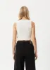 AFENDS Womens Ari Dalston - Waffle Singlet - Off White sold by Afends