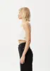 AFENDS Womens Ari Dalston - Waffle Singlet - Off White sold by Afends