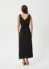 AFENDS Womens Focus - Seersucker Maxi Dress - Black sold by Afends