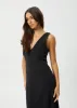 AFENDS Womens Focus - Seersucker Maxi Dress - Black sold by Afends