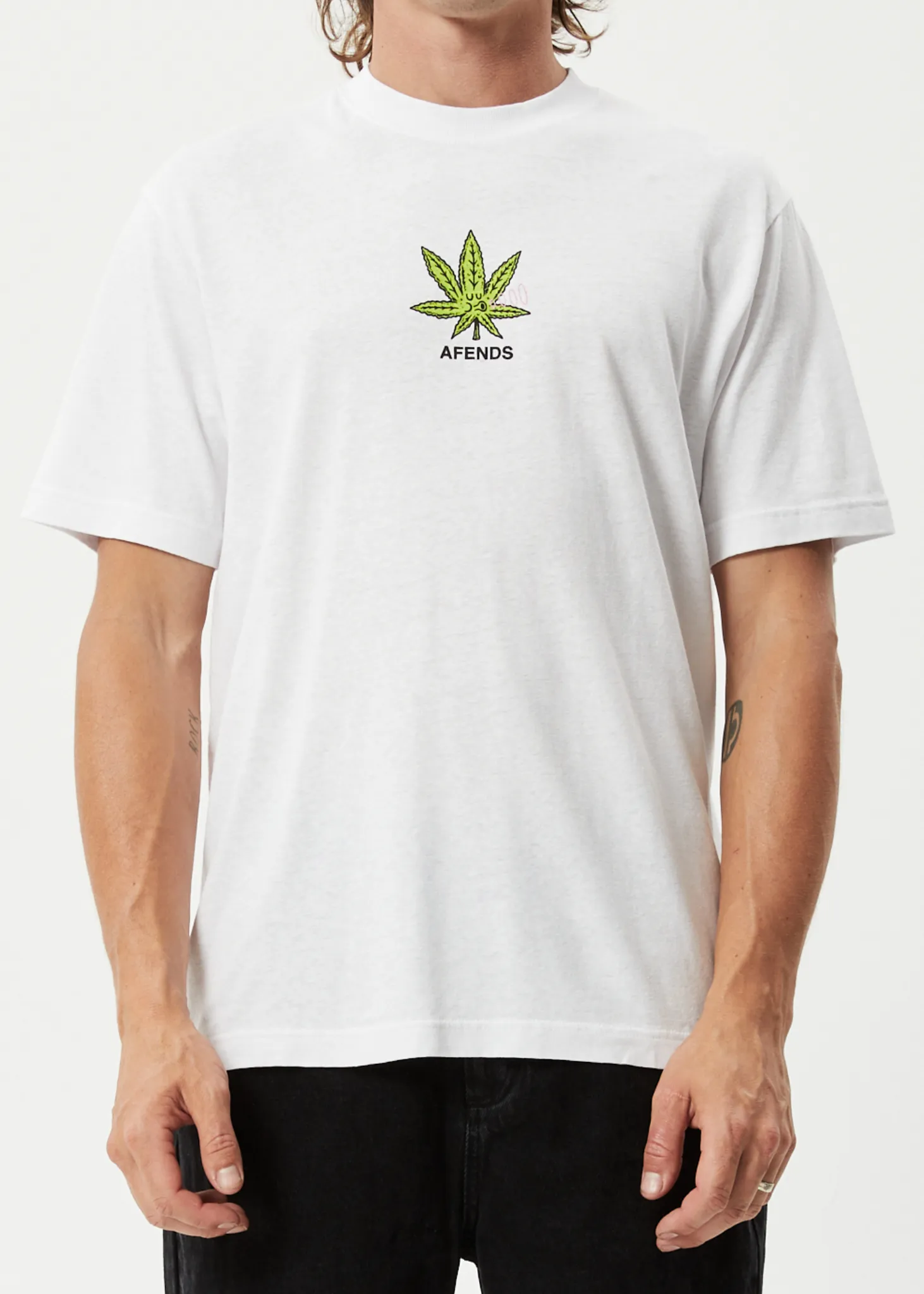 AFENDS Mens Coasting - Retro Graphic T-Shirt - White sold by Afends product image thumbnail 2