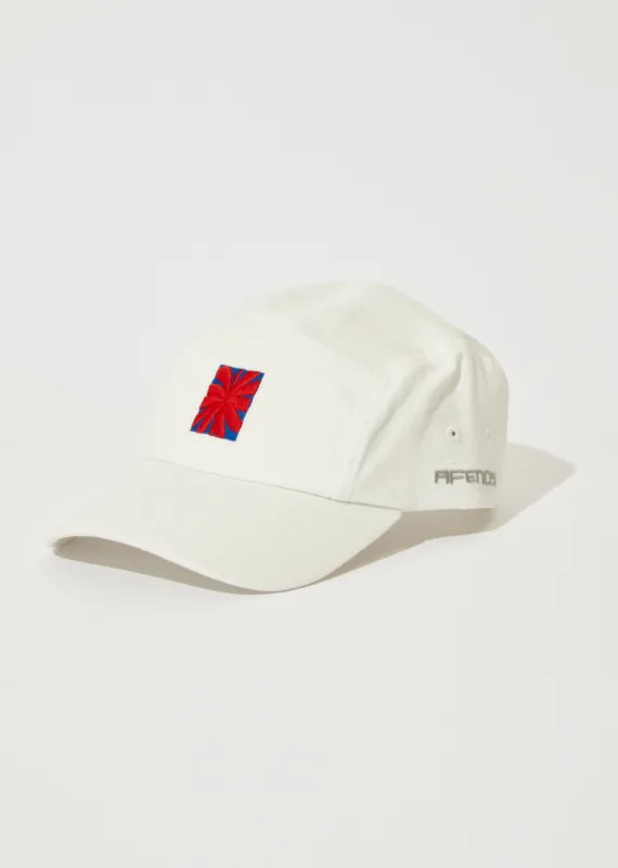 AFENDS Unisex Holiday - 5 Panel Cap - White sold by Afends