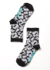 AFENDS Unisex Benny - Crew Socks - Black sold by Afends