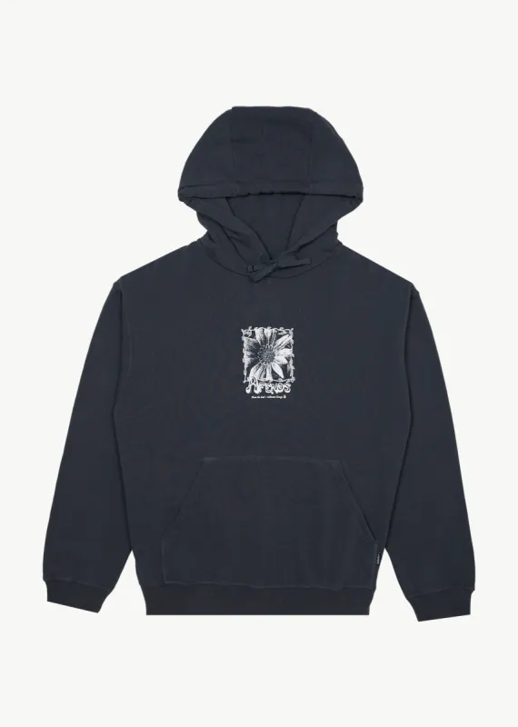 AFENDS Mens Sunflower - Hoodie - Charcoal sold by Afends