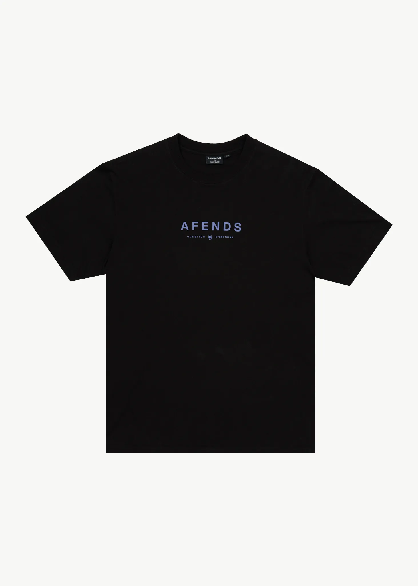 AFENDS Mens Thrown Out - Retro Tee - Black sold by Afends