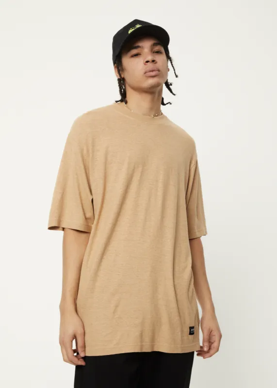 AFENDS Mens Classic - Retro Tee - Tan sold by Afends
