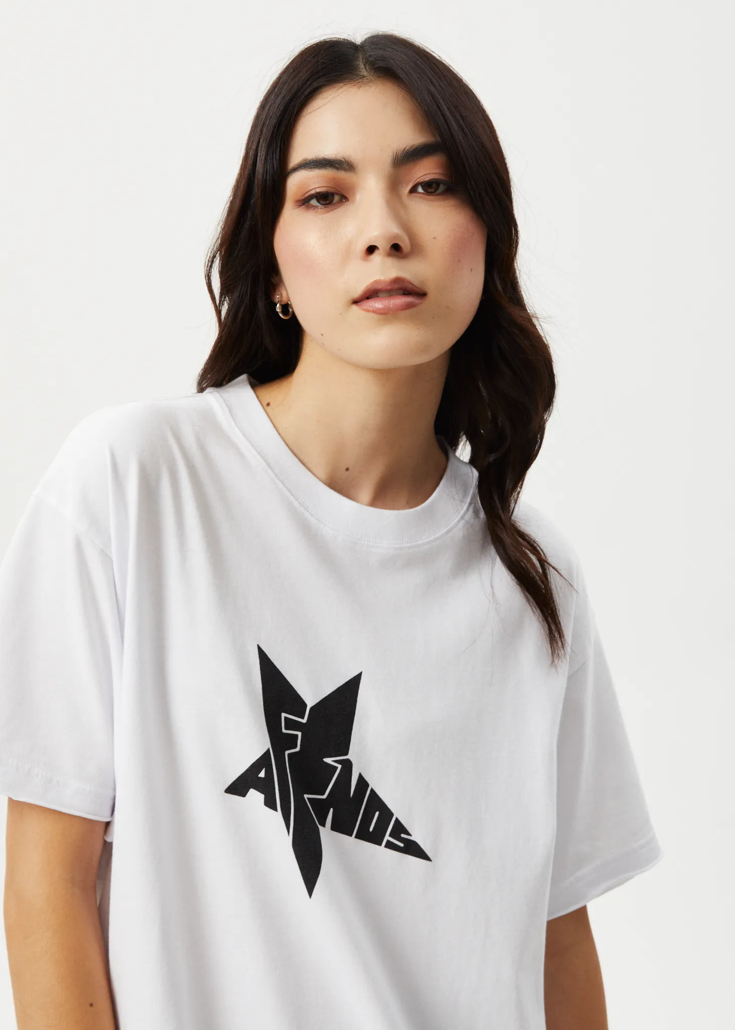 AFENDS Womens Nova - Oversized Tee - White sold by Afends product image thumbnail 2