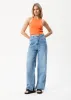 AFENDS Womens Pearly Cropped - Rib Singlet - Orange sold by Afends