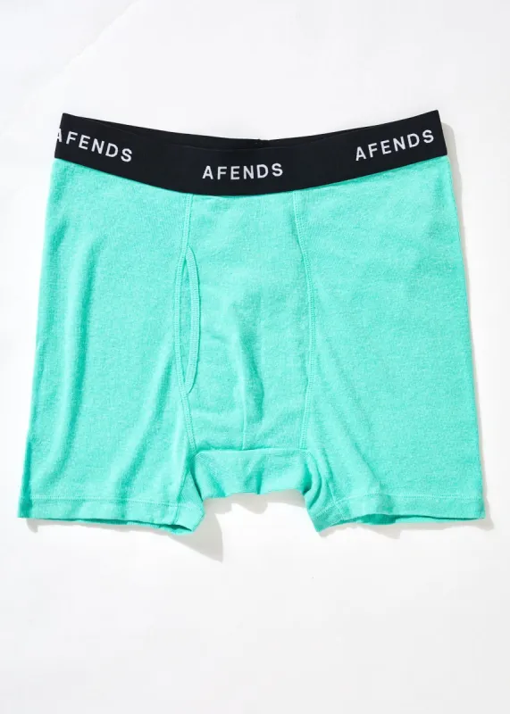 Afends Mens Absolute - Hemp Boxer Briefs - Mint sold by Afends