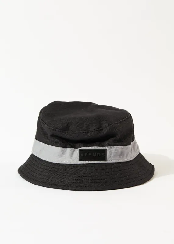 Afends Unisex Foreword - Organic Bucket Hat - Charcoal sold by Afends