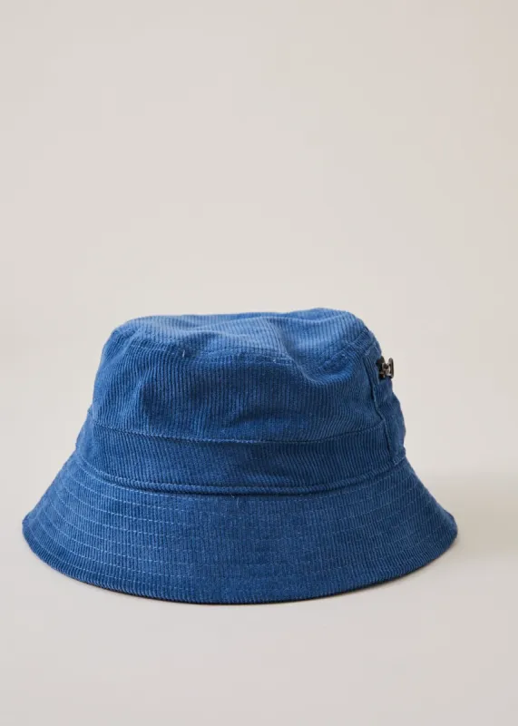 Afends Unisex Anderson - Hemp Corduroy Bucket Hat - Cobalt sold by Afends