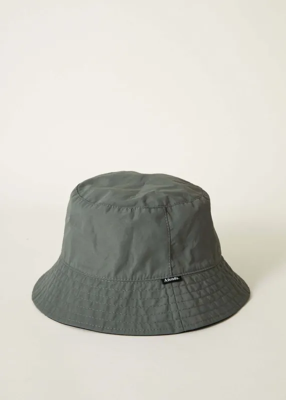 Afends Unisex Sybil  - Recycled Reversible Bucket Hat - Jungle Green sold by Afends