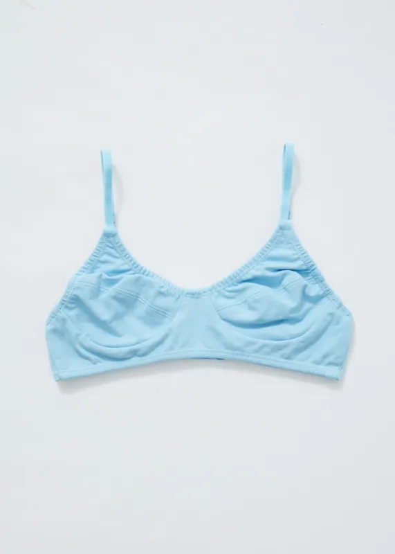Afends Womens Lolly - Hemp Bralette - Sky Blue sold by Afends