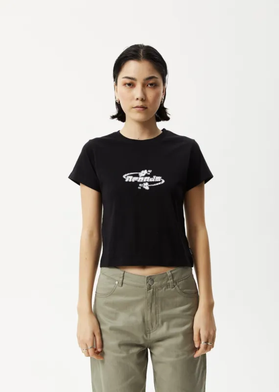 Afends Womens Surf - Baby T-Shirt - Black sold by Afends