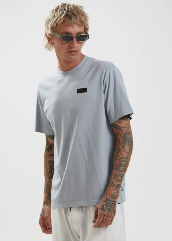 Afends Mens Maddock - Recycled Retro Fit T-Shirt - Shadow sold by Afends