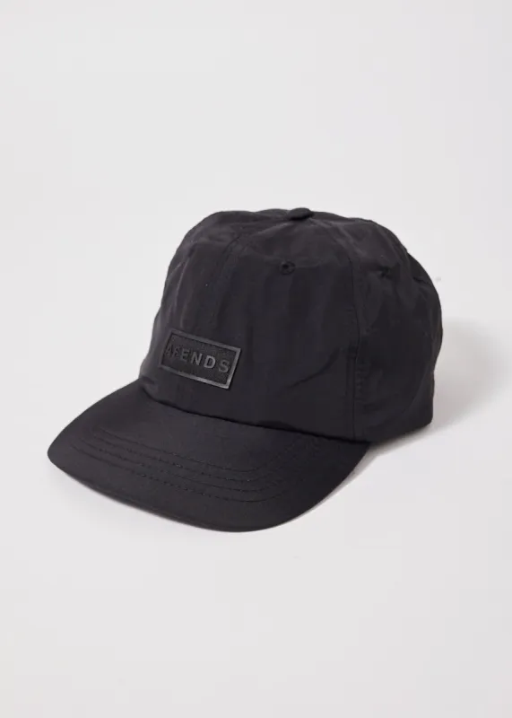 Afends Unisex Kelly - Recycled 6 Panel Cap - Black sold by Afends