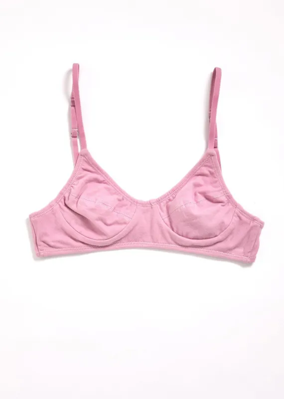 Afends Womens Lolly - Hemp Bralette - Smokey Pink sold by Afends