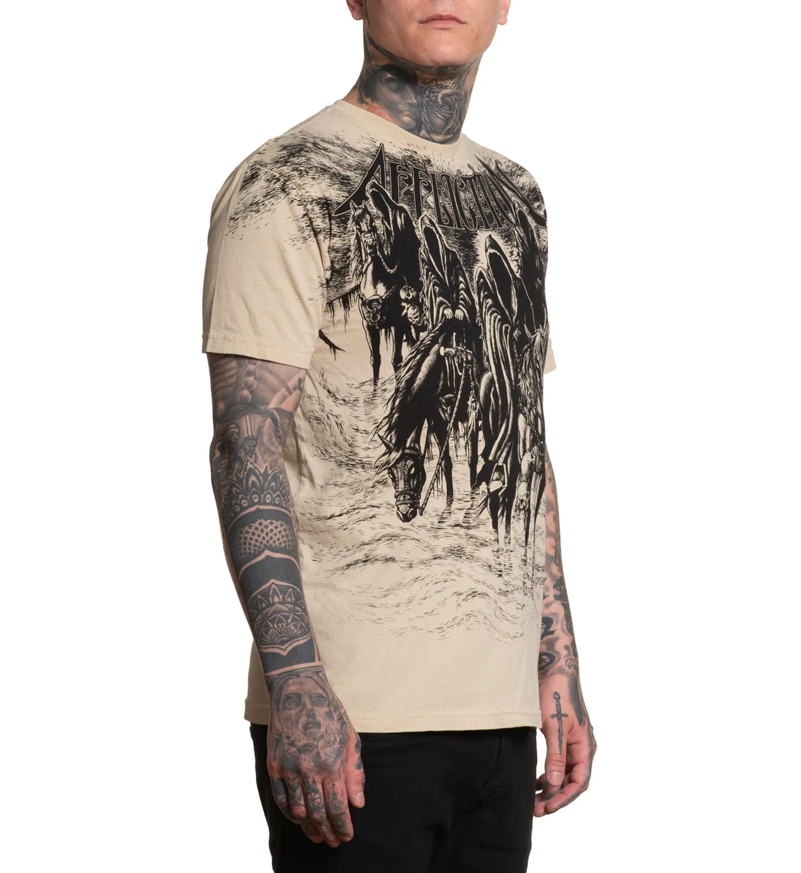 Black Night Tee sold by Affliction product image thumbnail 4