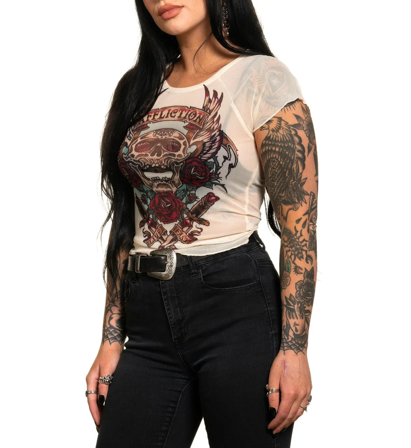Screamin Roses Tee sold by Affliction product image thumbnail 3