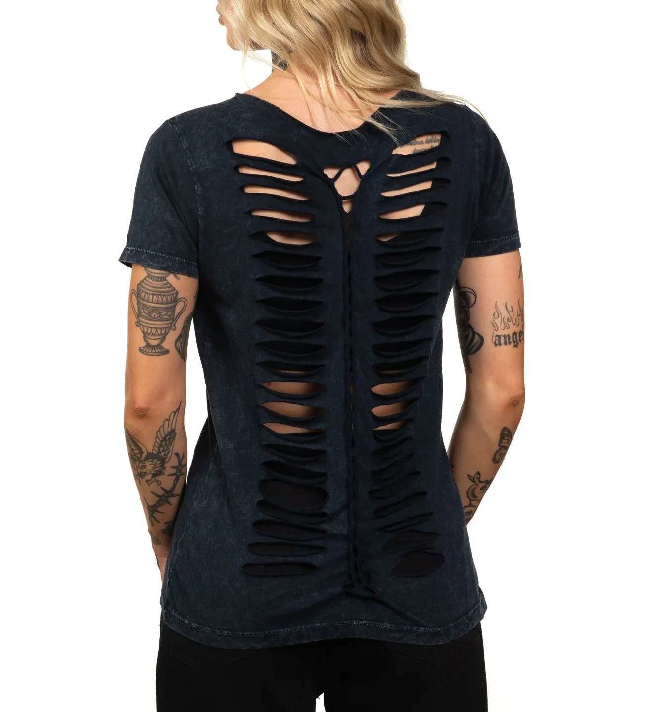 Savage Rose Tour Tee sold by Affliction product image thumbnail 2