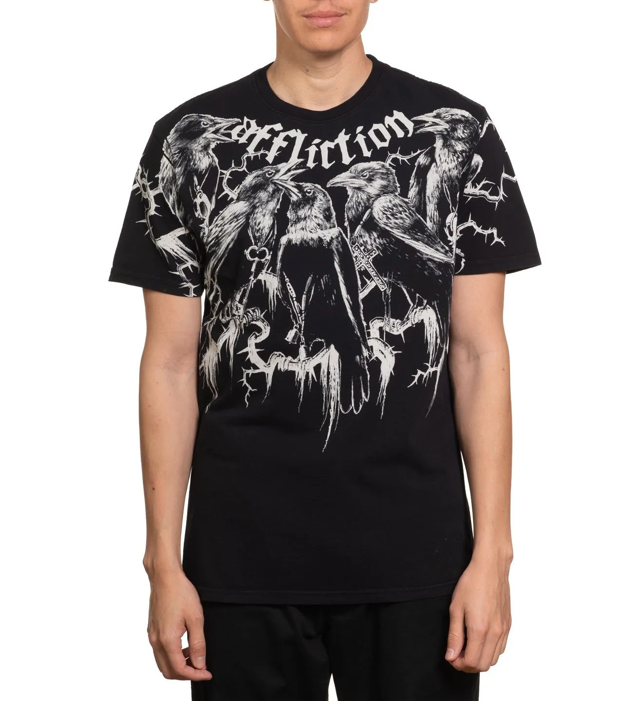 Crows Tee sold by Affliction