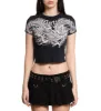Flaming Dragon Tee sold by Affliction