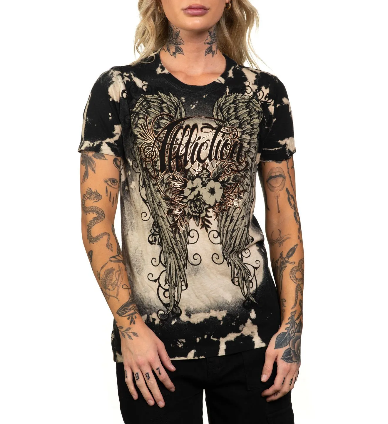 Wing Blossom sold by Affliction