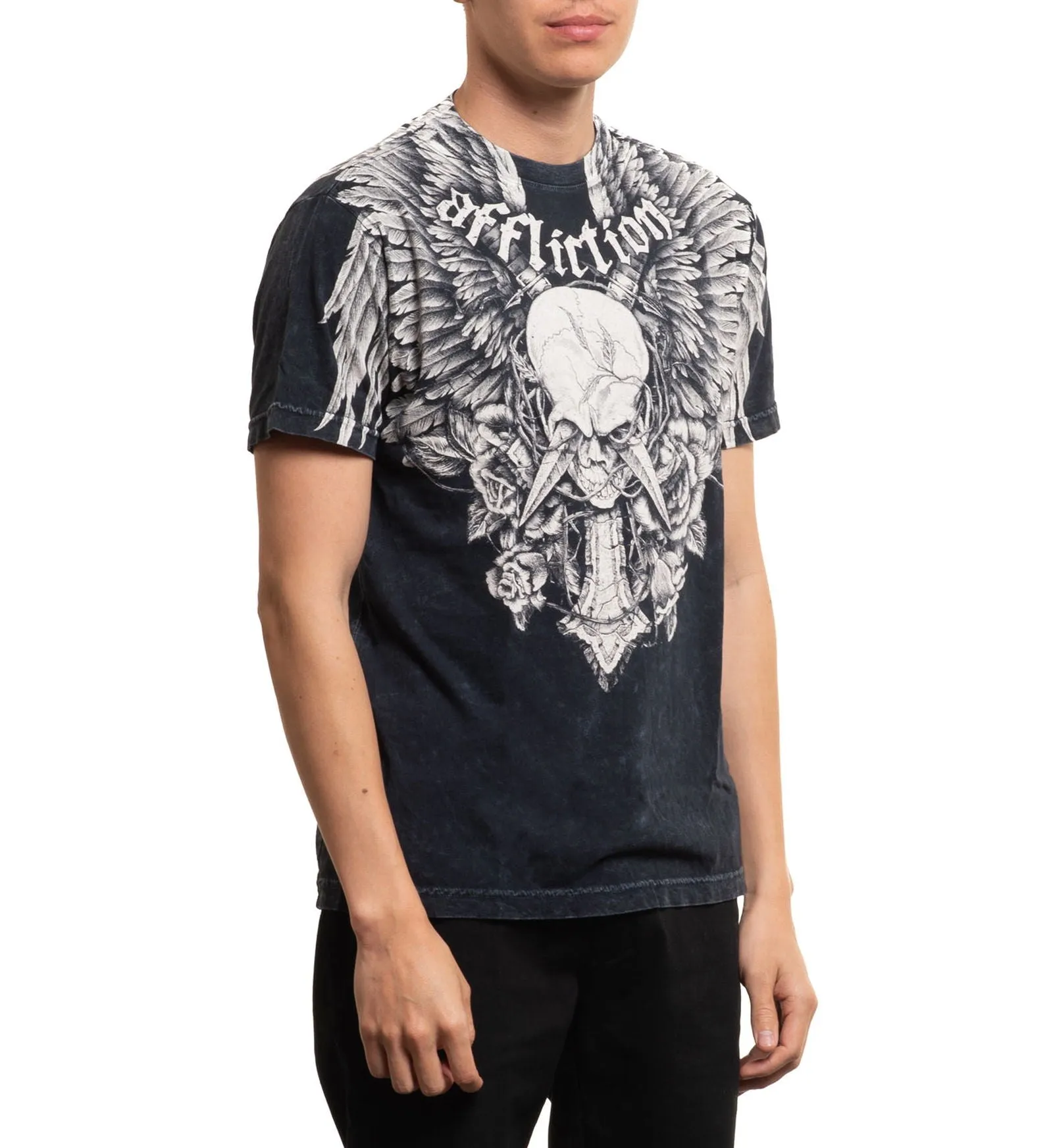 Crossed Over Tee sold by Affliction product image thumbnail 4