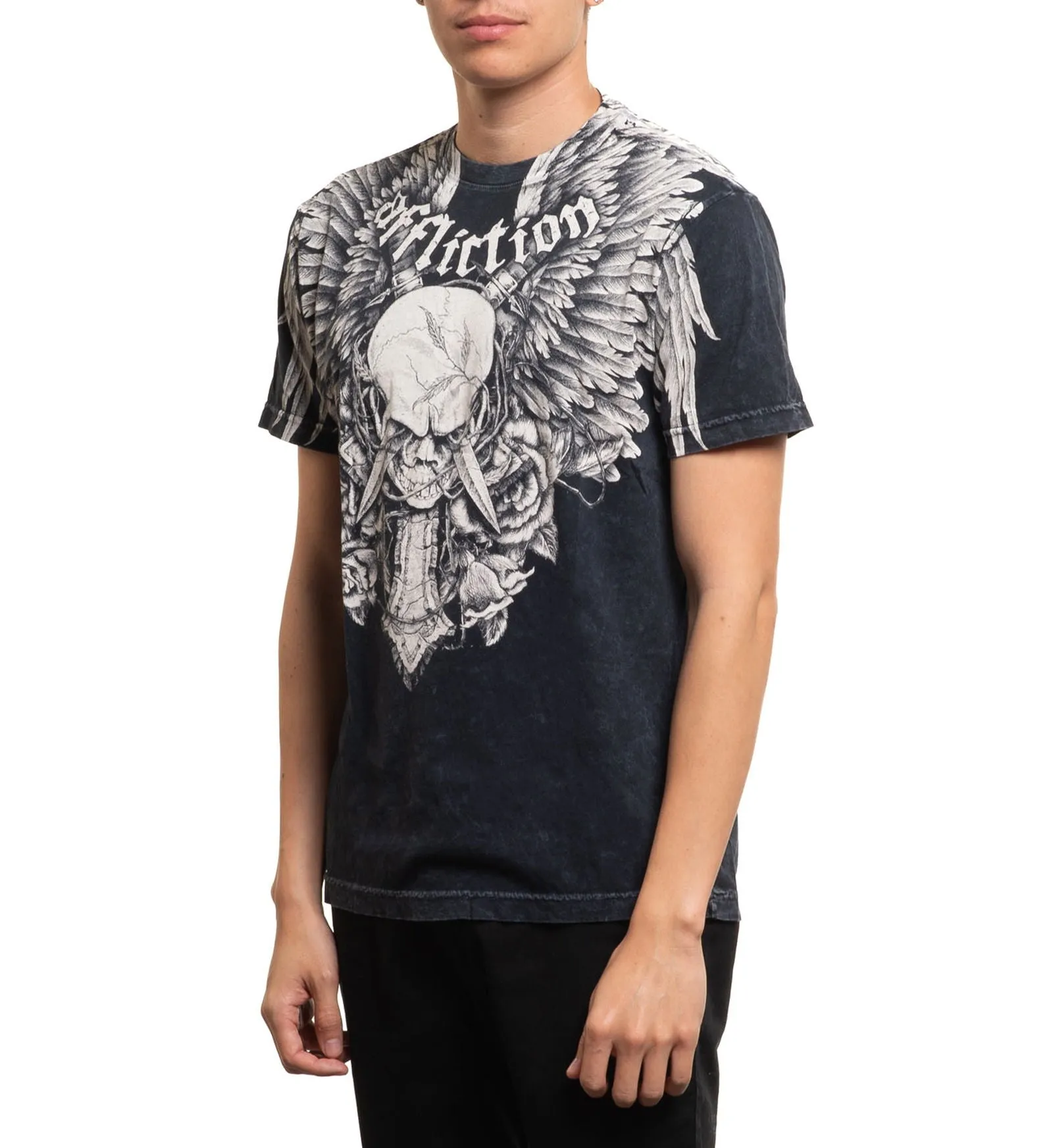 Crossed Over Tee sold by Affliction product image thumbnail 3