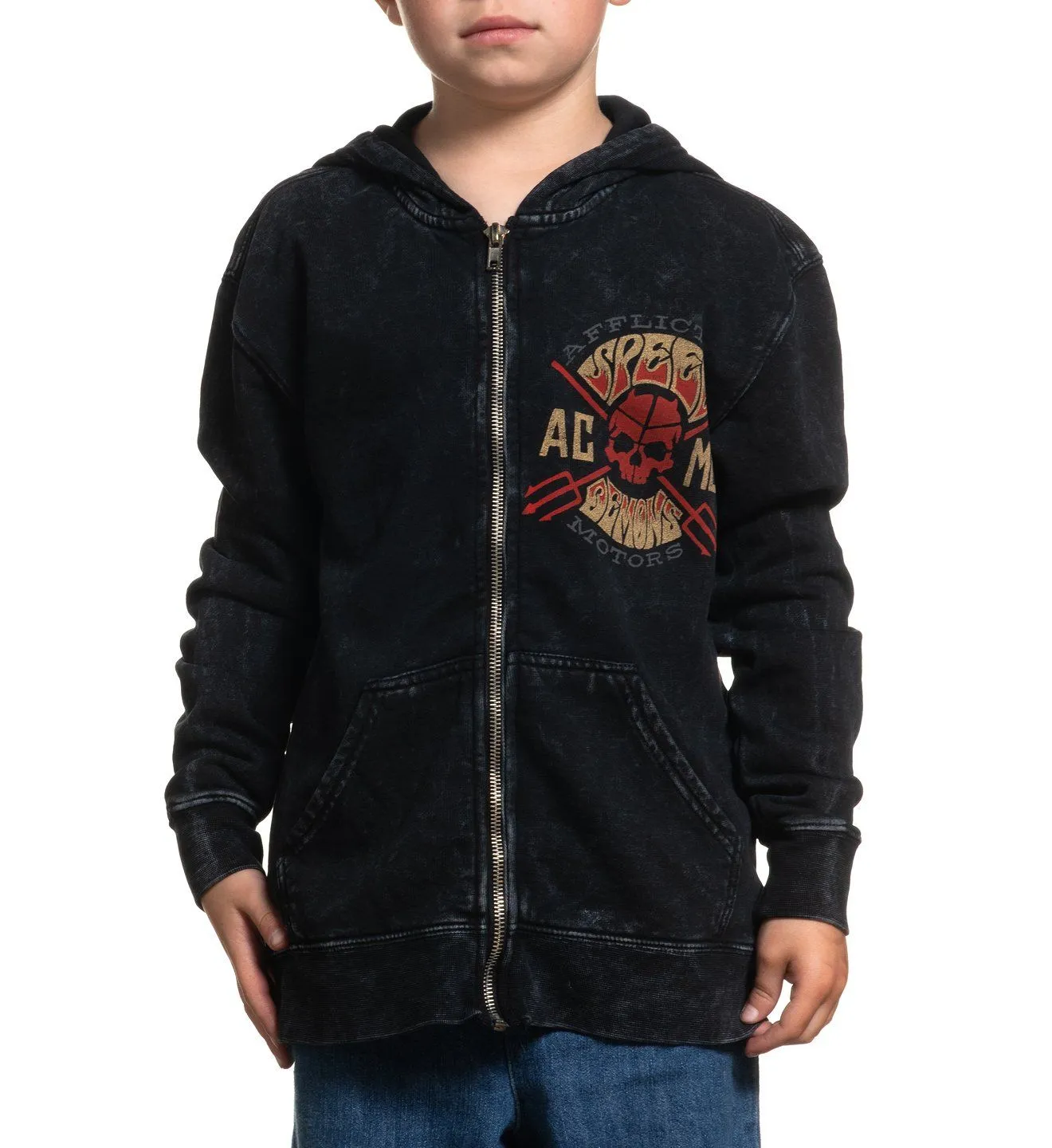 Speed Demons Zip Hood-Youth sold by Affliction
