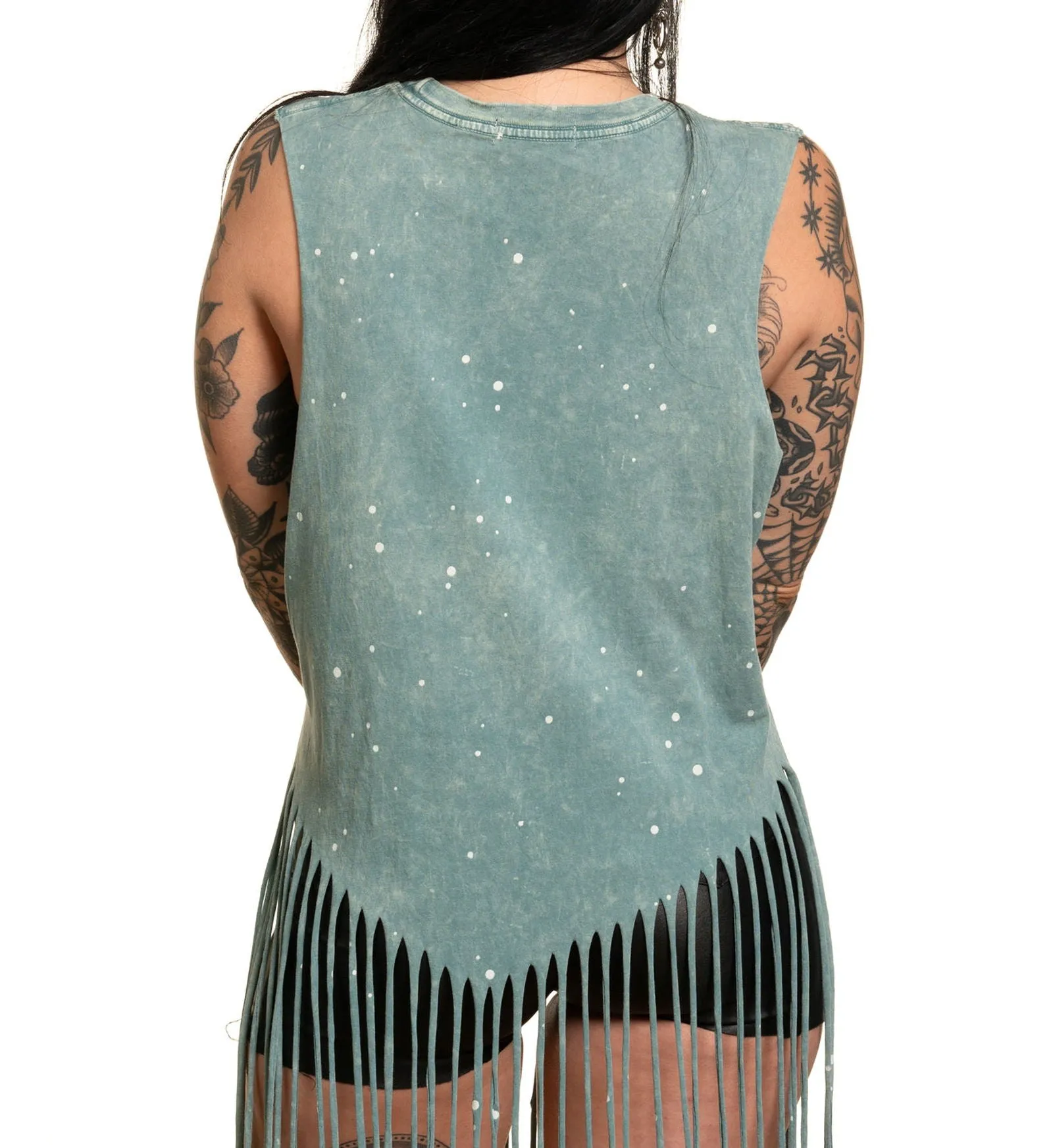 Rosary Fringe Tee sold by Affliction product image thumbnail 3